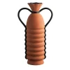Vaso in Ceramica Continuous #2 di Ugo La Pietra