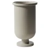 Vaso in ceramica grigio Base di Aldo Cibic