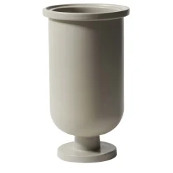 Vaso in ceramica grigio Base di Aldo Cibic
