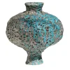Vaso in ceramica Hydria blu e grigio