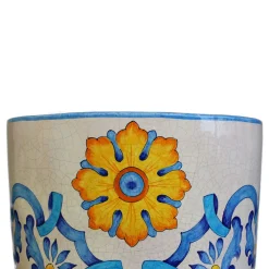 Vaso in ceramica policroma Anemone Sicilia