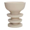 Vaso in pietra calcarea Ondulation di Matali Crasset