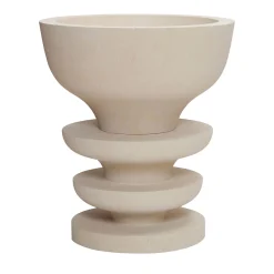 Vaso in pietra calcarea Ondulation di Matali Crasset