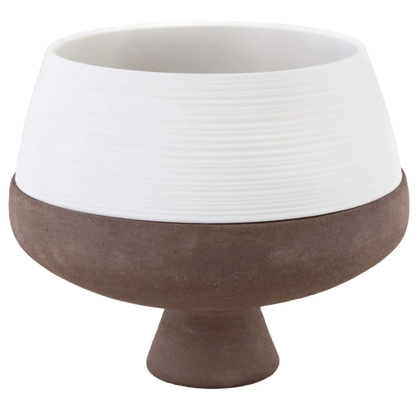 Vaso in terracotta bicolore