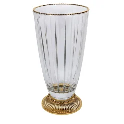 Vaso in vetro Accademia con oro 24 carati