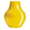 Vaso in Vetro Giallo e Milkwhite Soho