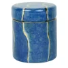 Vaso in vetro Lapislazzuli con coperchio