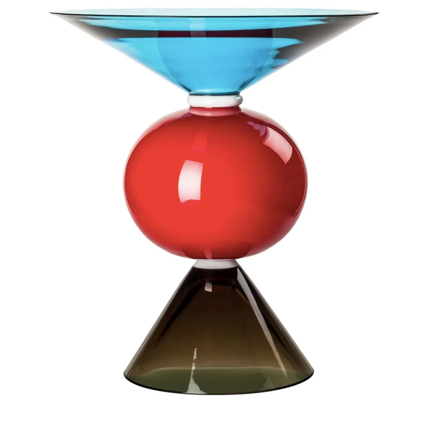 Vaso in Vetro Oman di Ettore Sottsass