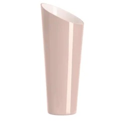 Vaso in Vetro Pesca e Milkwhite Orizzonte Oblique