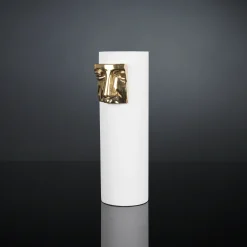 Vaso Juno's Nose Bianco e Oro