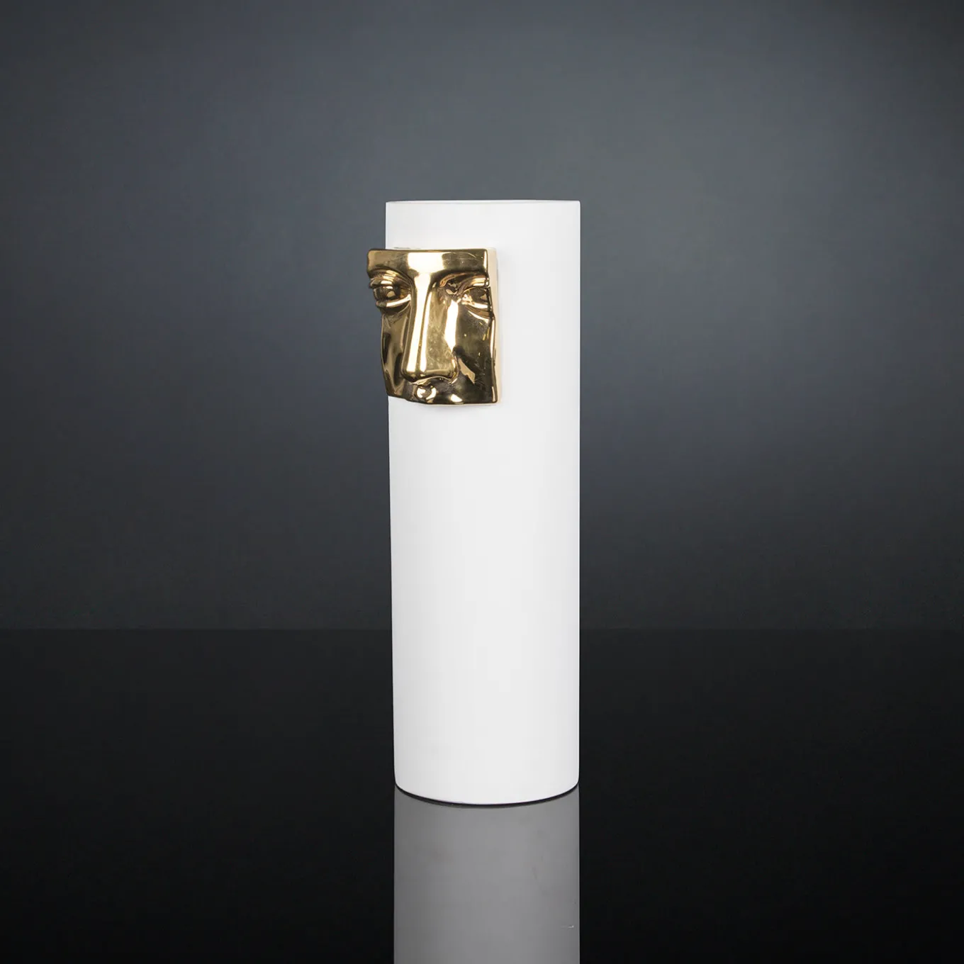 Vaso Juno's Nose Bianco e Oro