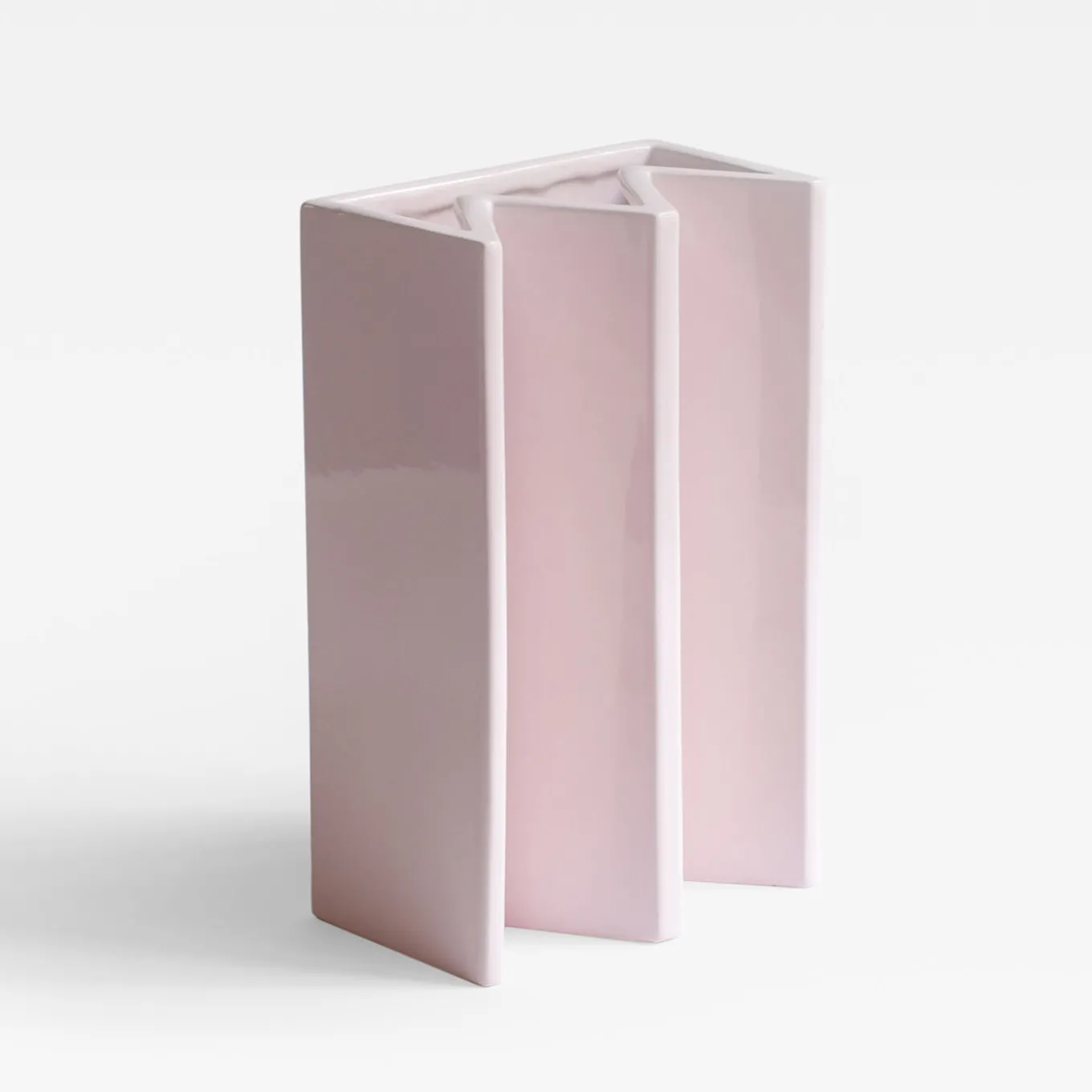 Vaso King in ceramica rosa