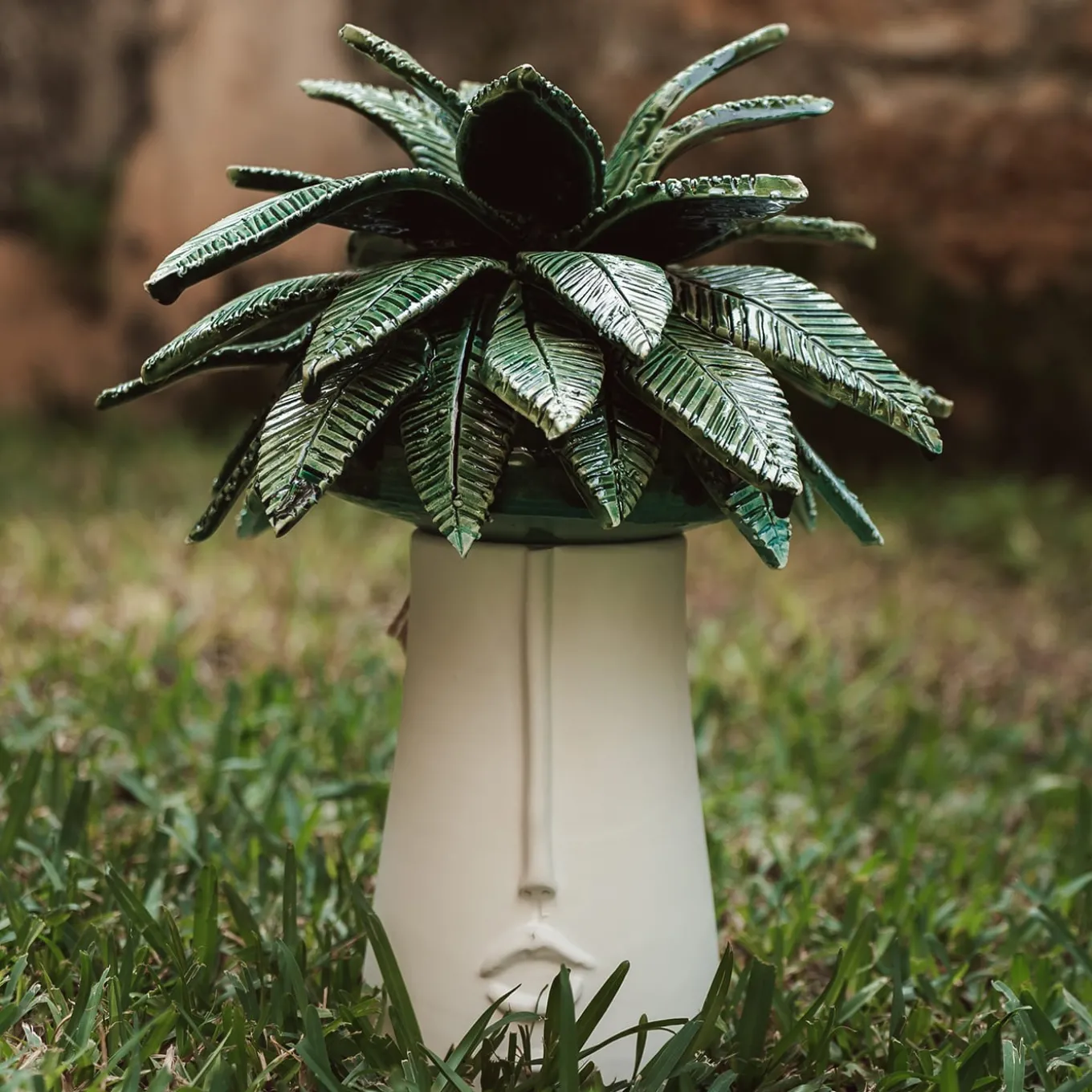 Vaso medio La Palma con coperchio