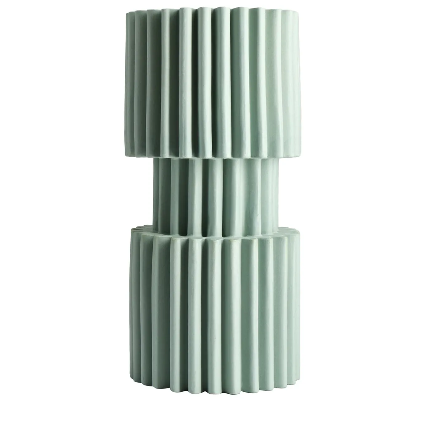 Vaso Medio Verde Acqua Clessidra