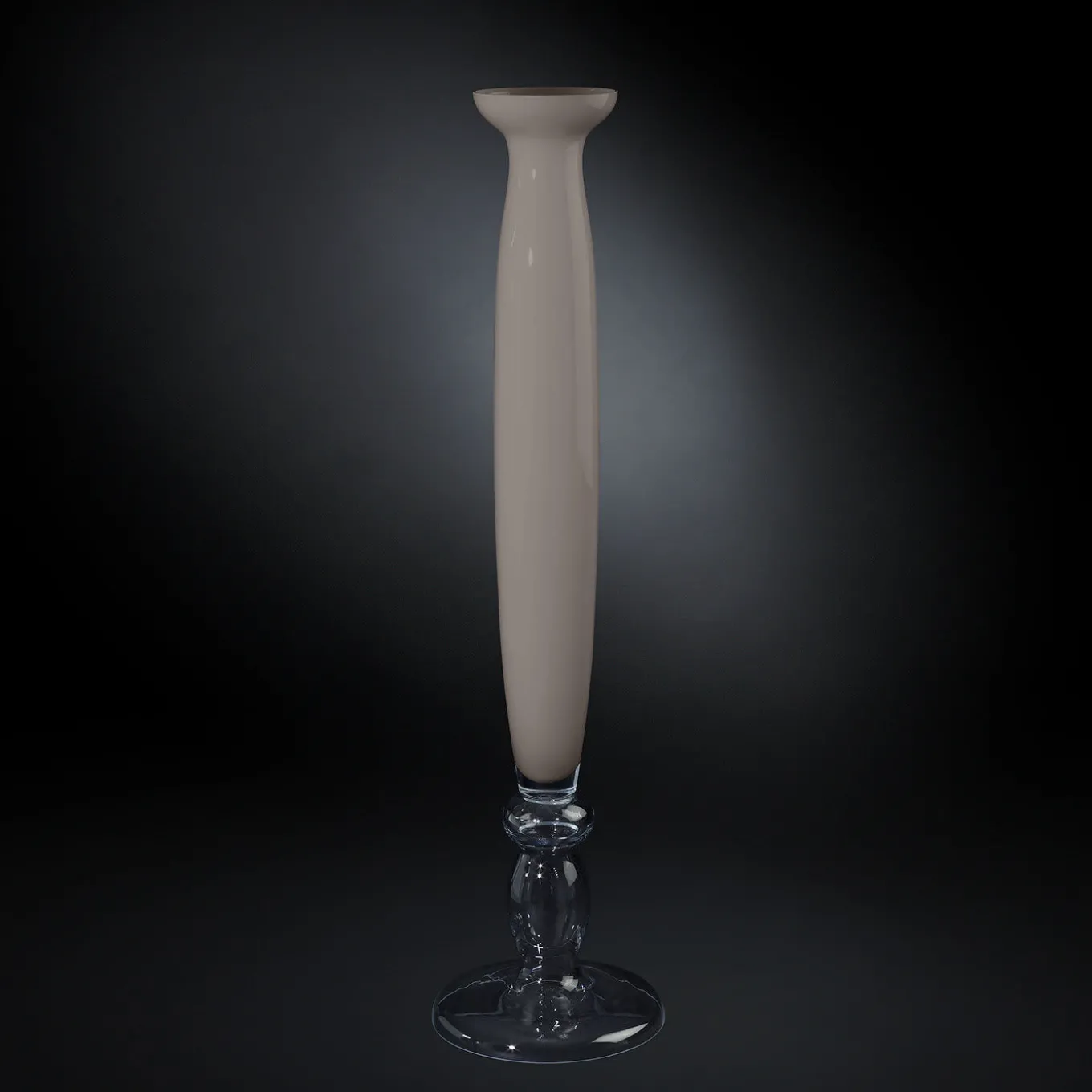 Vaso Mercury color tortora