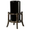 Vaso Mini Bambù in Vetro Nero