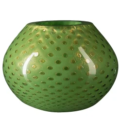 Vaso Mocenigo Sfera oro e verde