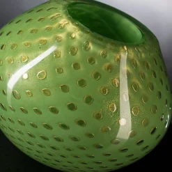 Vaso Mocenigo Sfera oro e verde