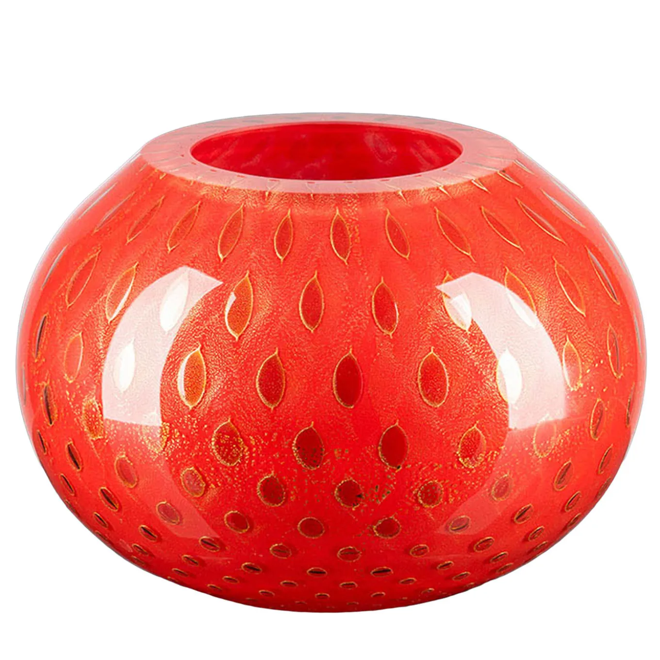 Vaso Mocenigo Sfera oro e rosso