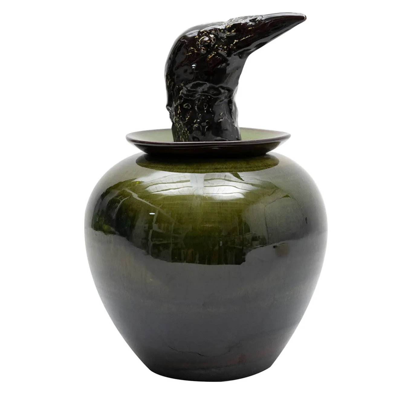 Vaso nero Canopo Corvo