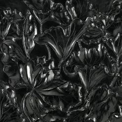 Vaso nero grande Lotus Obice