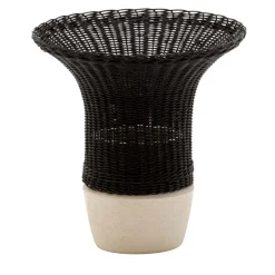 Vaso nero Nodo di Intreccio Lab