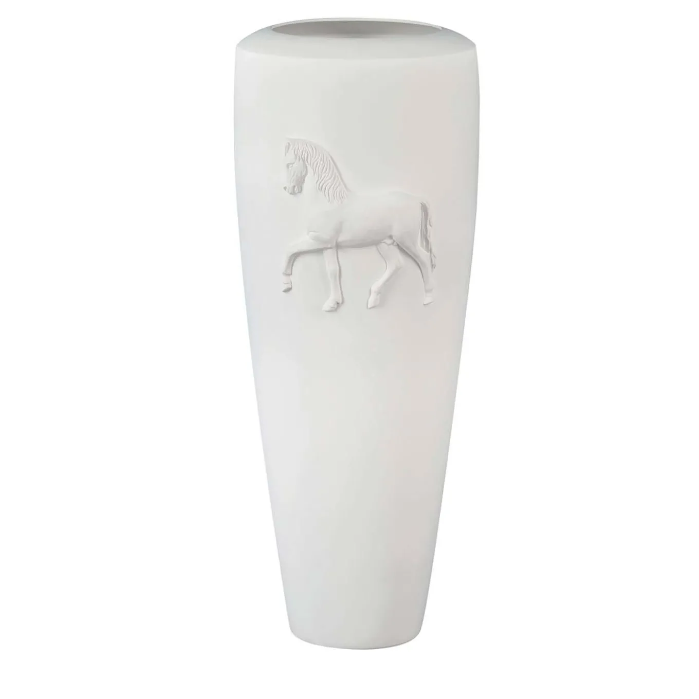Vaso Obice Horse White