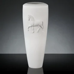 Vaso Obice Horse White