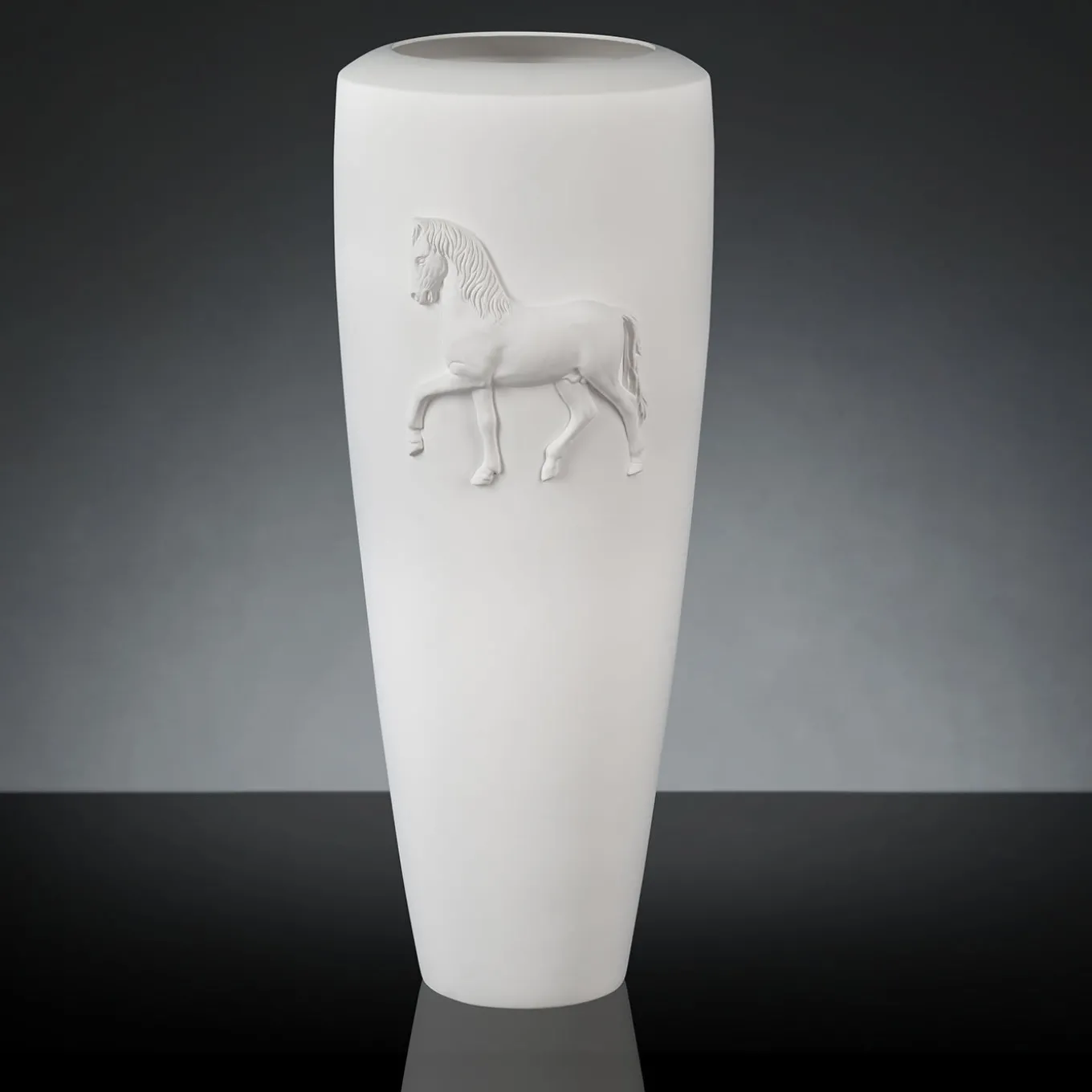 Vaso Obice Horse White