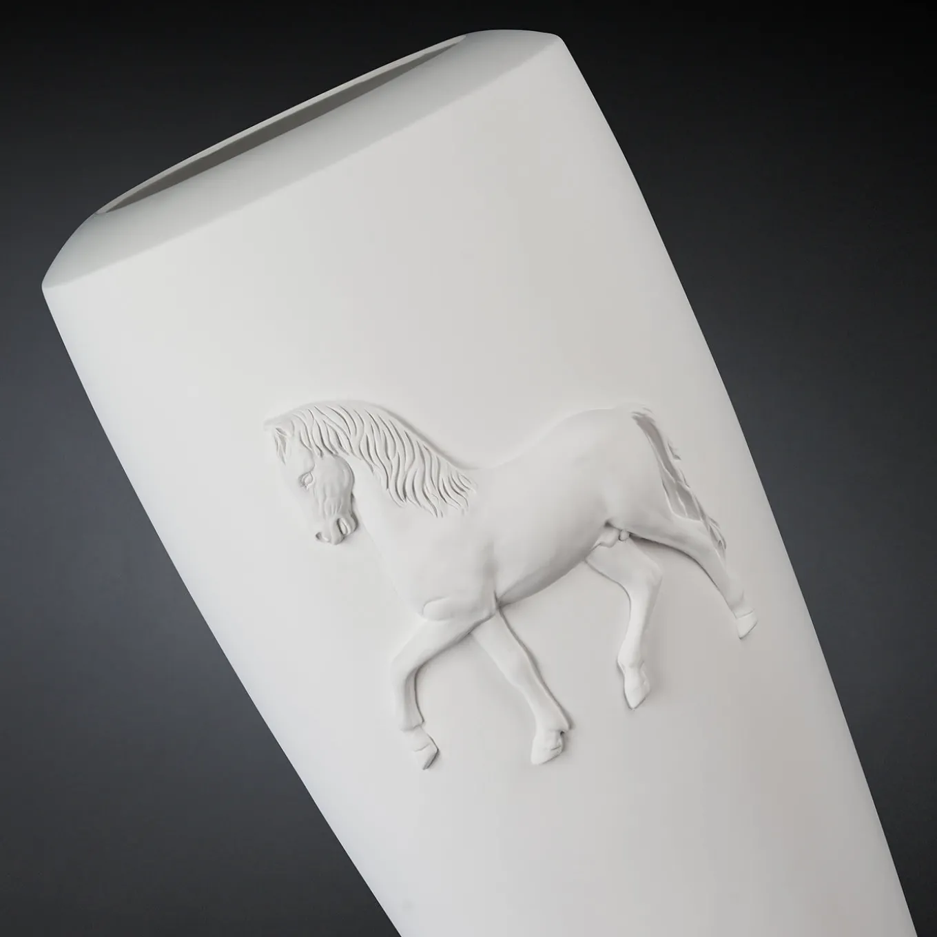 Vaso Obice Horse White
