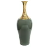 Vaso oro e verde