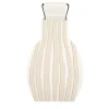 Vaso Otto Striped White/Panna Cotta di Gianpaolo Venier