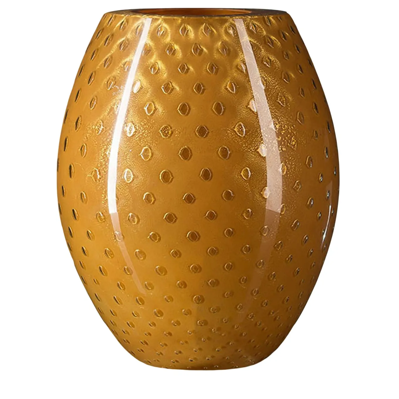 Vaso ovale arancione Mocenigo