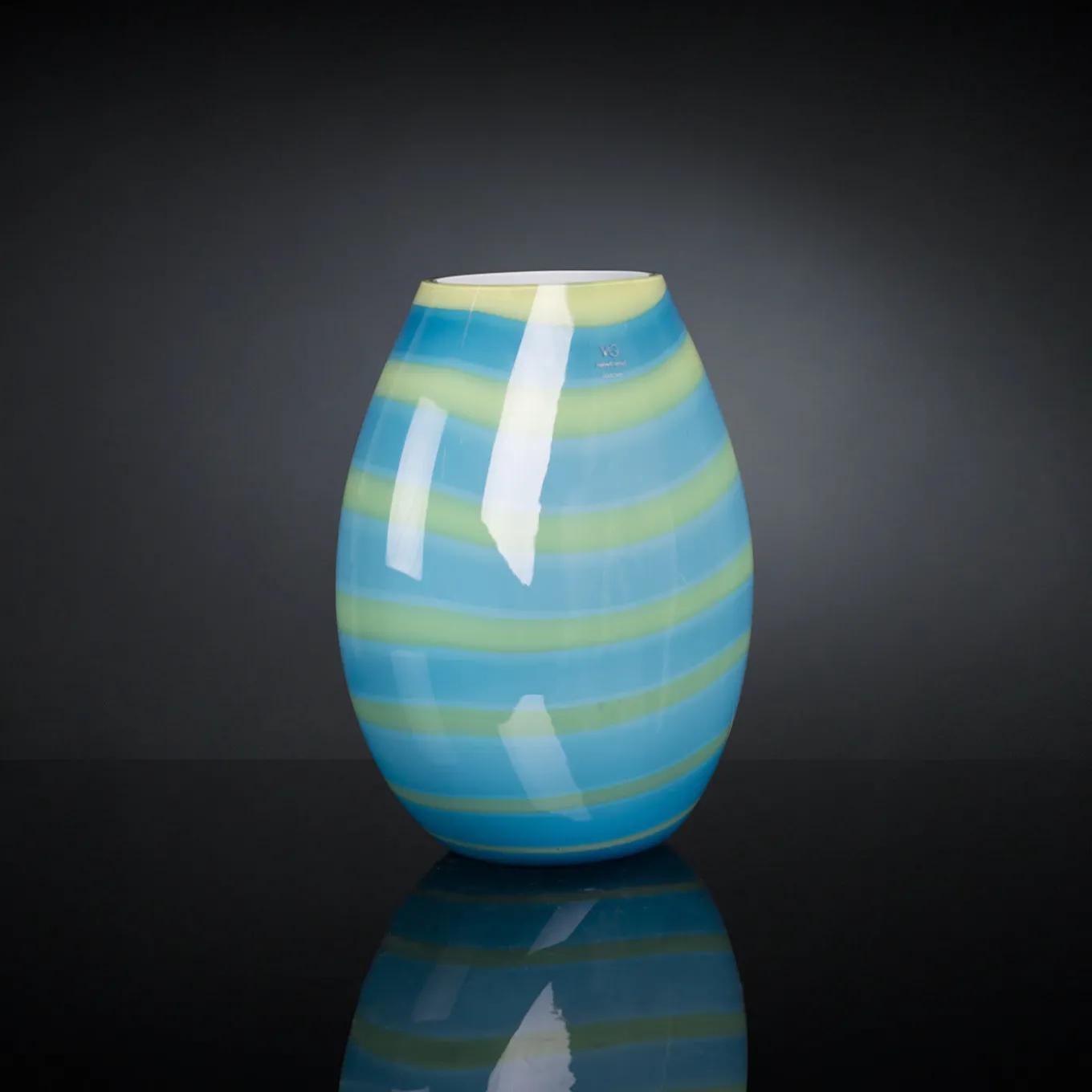 Vaso ovale medio Under Sea