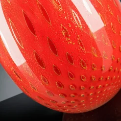 Vaso ovale rosso Mocenigo