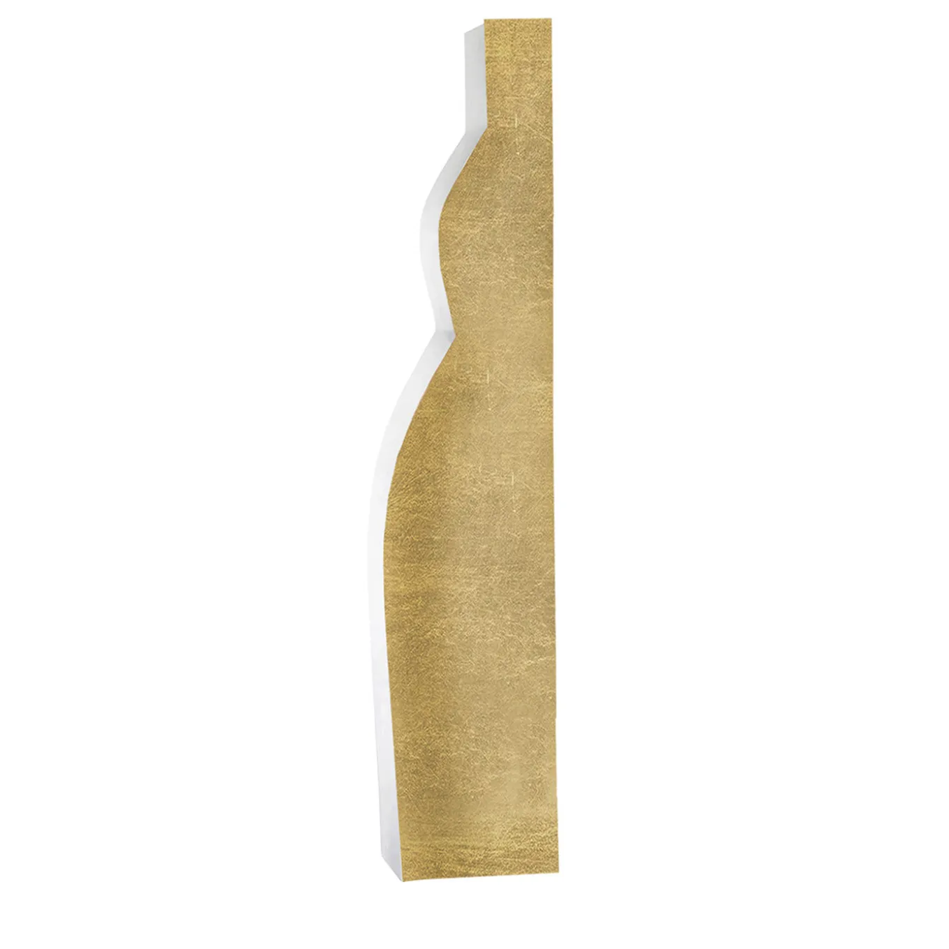 Vaso Pacay alto con foglia d'oro