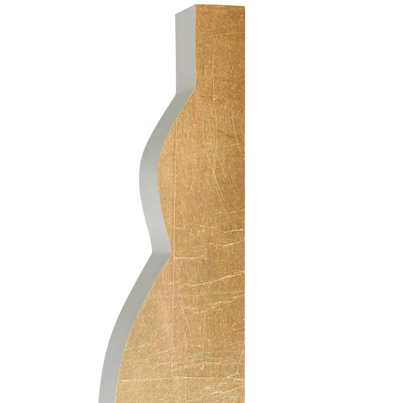 Vaso Pacay alto con foglia d'oro