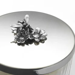 Vaso per candele Spring Bee con coperchio