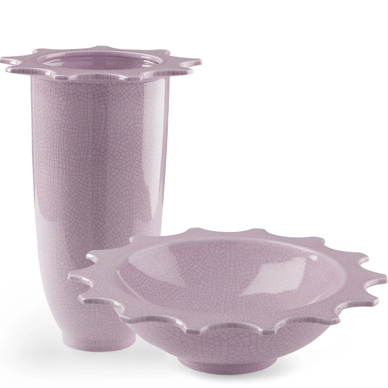 Vaso per fiori Bike in ceramica rosa