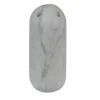 Vaso per fiori Capsule in marmo bianco satinato