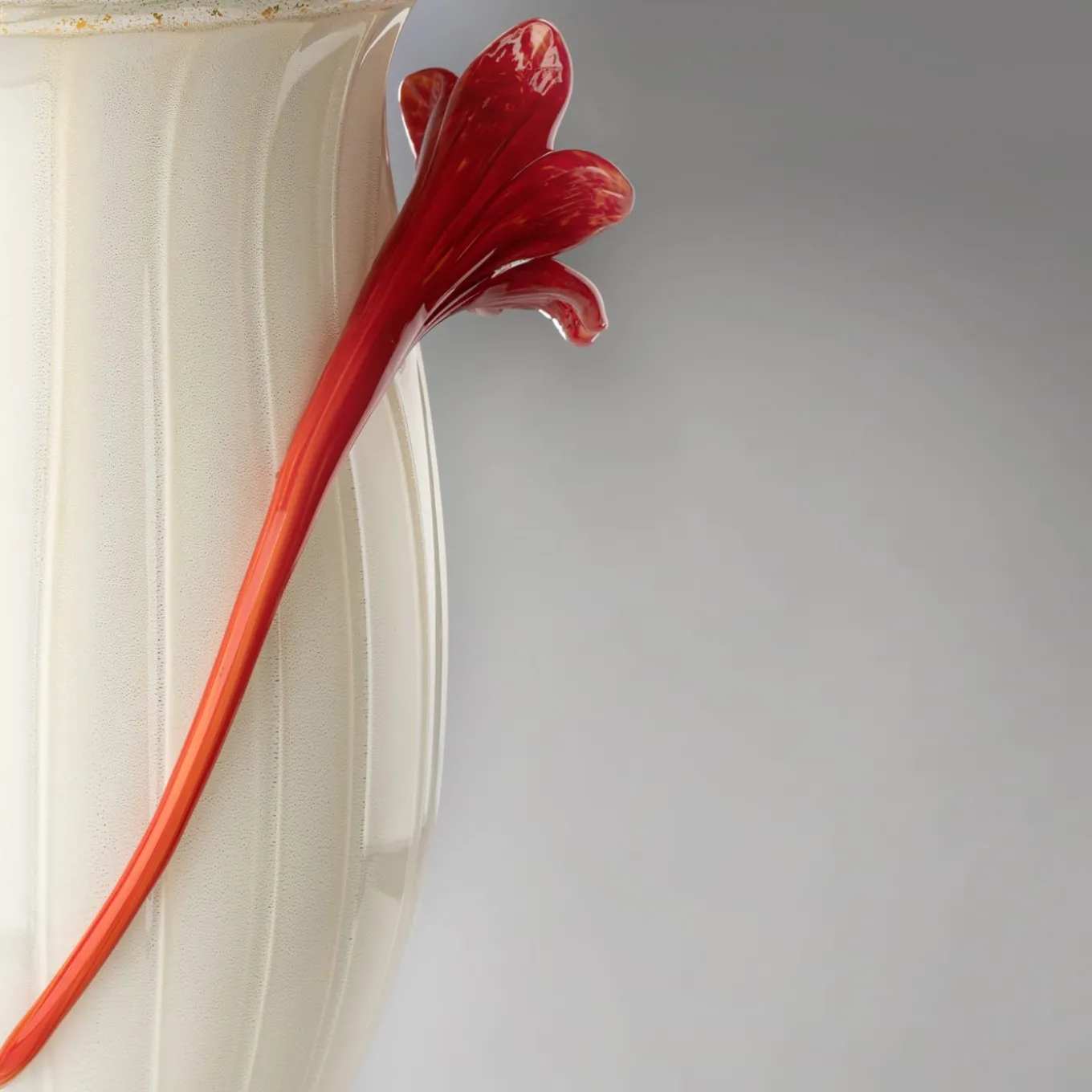 Vaso policromo con fiori Stmat
