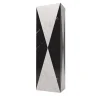 Vaso Polimelus Nero Marquina e Bianco Carrara
