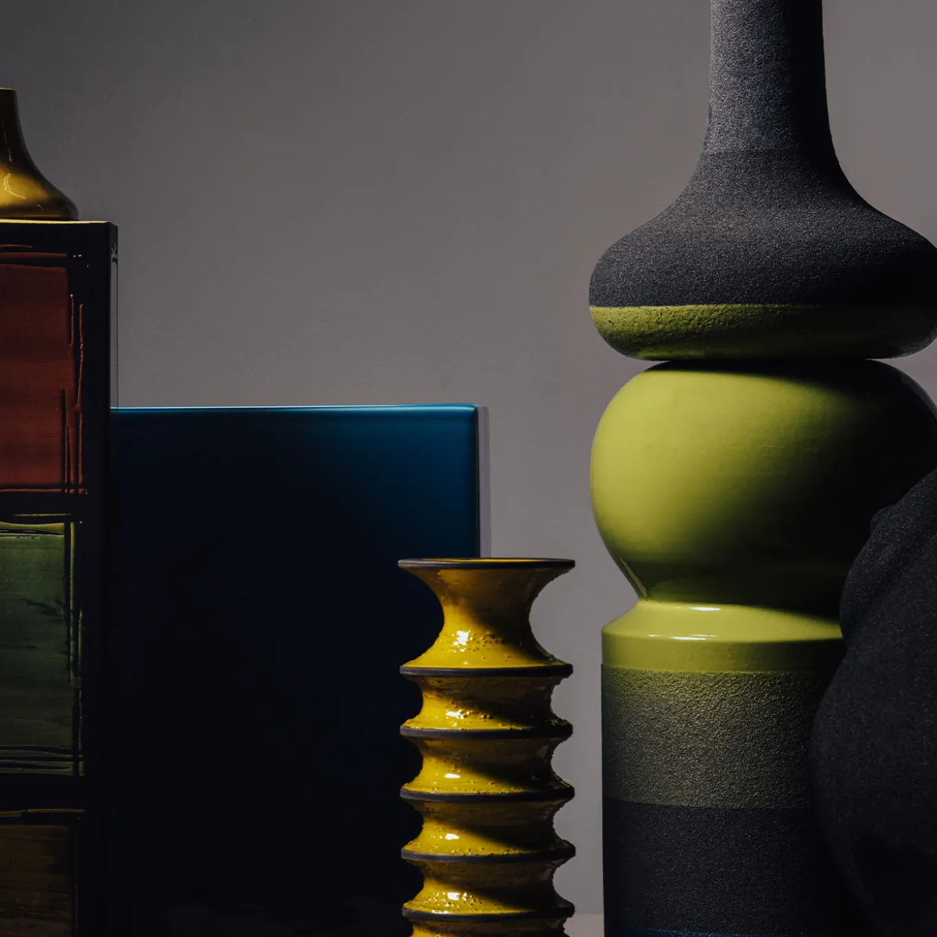 Vaso Revolver giallo e marrone #1 di Christoph Radl