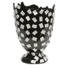 Vaso Rock Nero in Tessuto di Gaetano Pesce