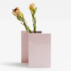 Vaso Rook in ceramica rosa