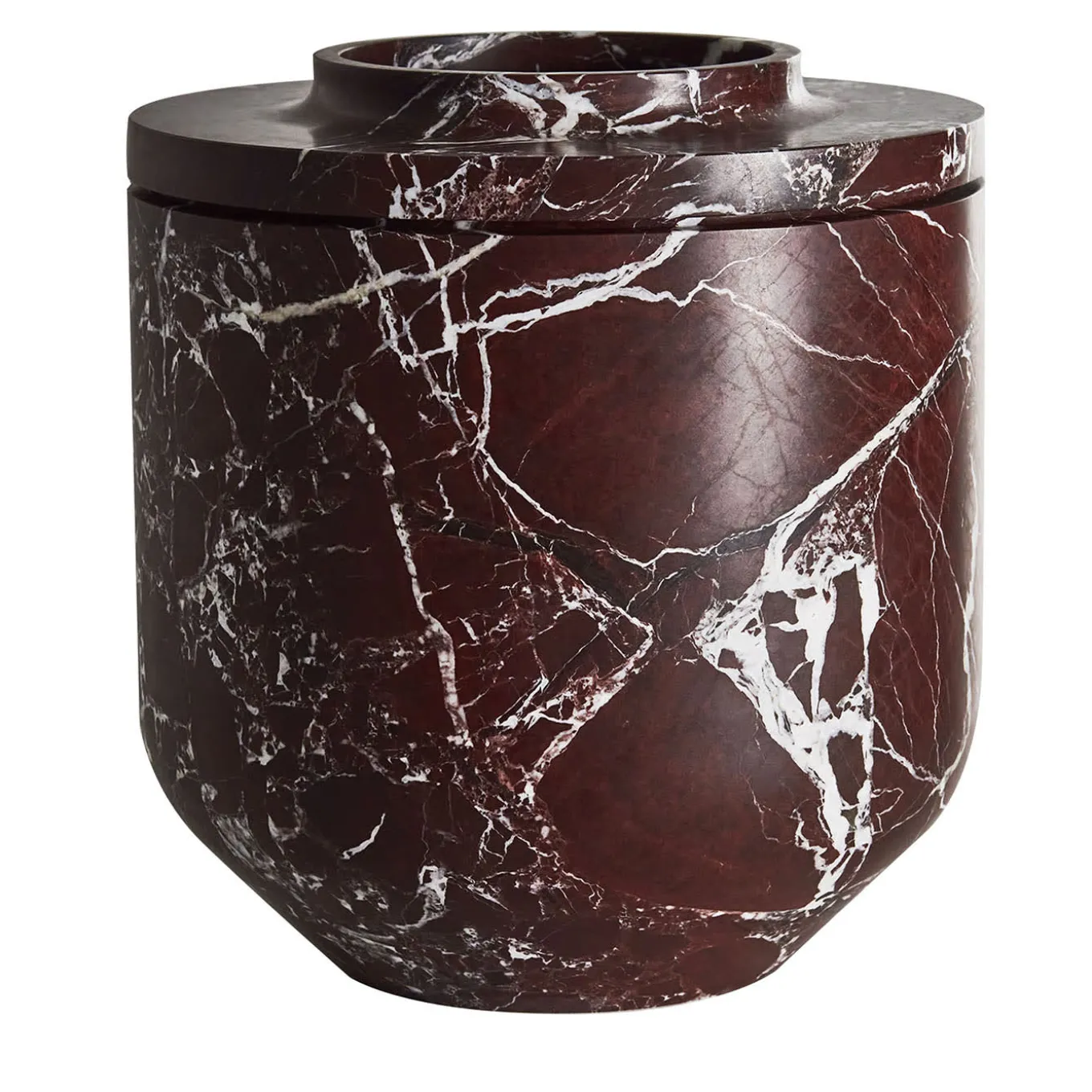 Vaso Royal Large in Rosso Lepanto
