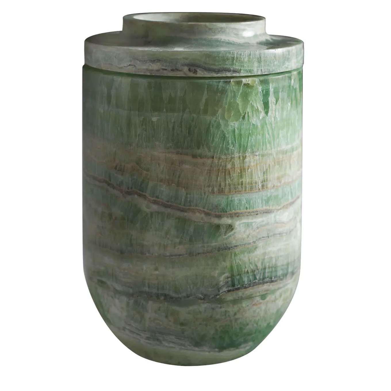 Vaso Royal Small in Onice Verde Smeraldo