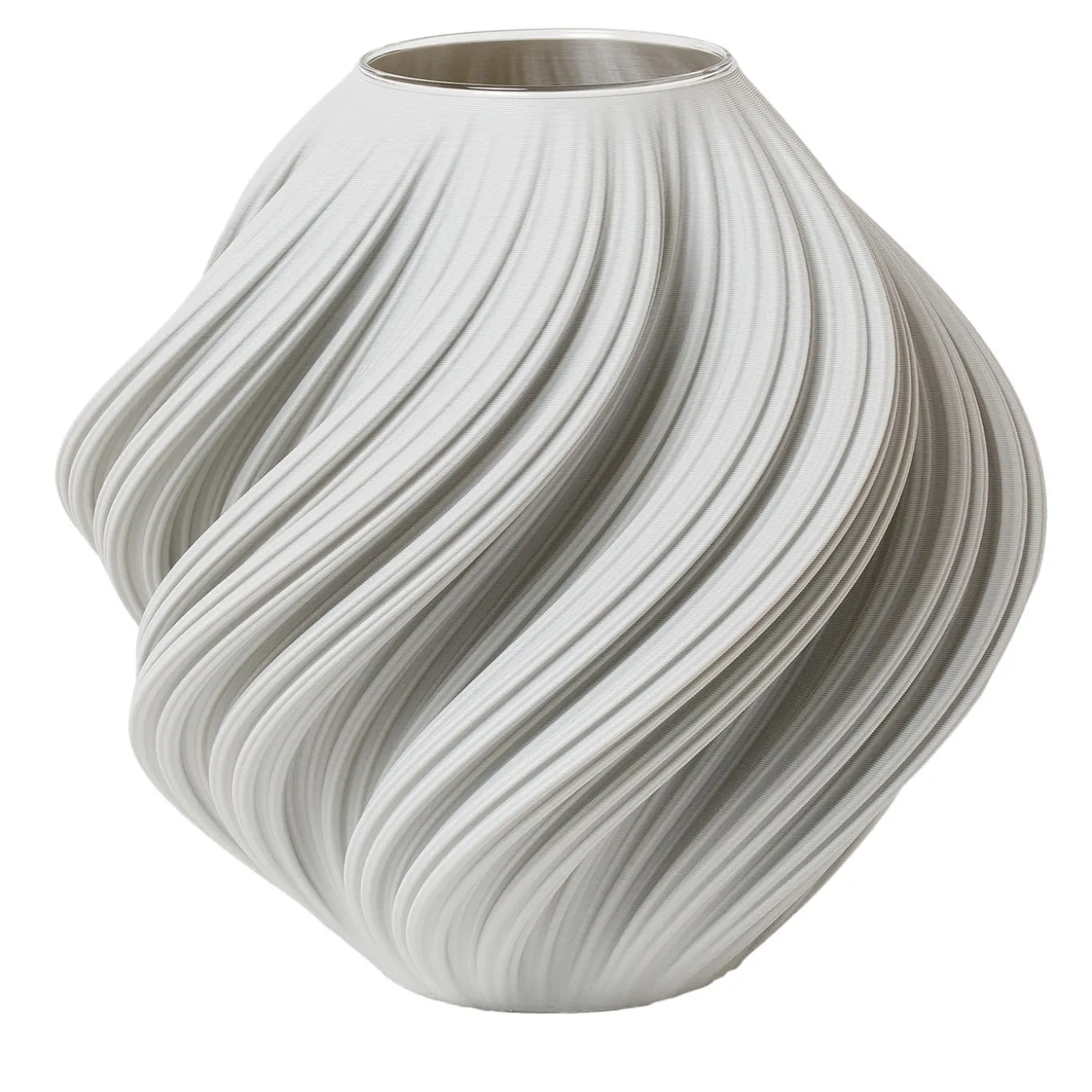 Vaso Scultoreo Issey Grigio