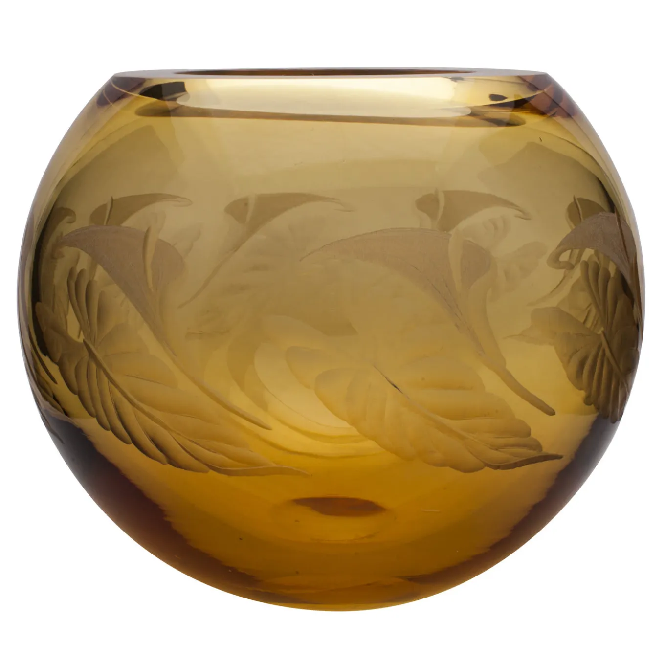 Vaso sferico con gigli