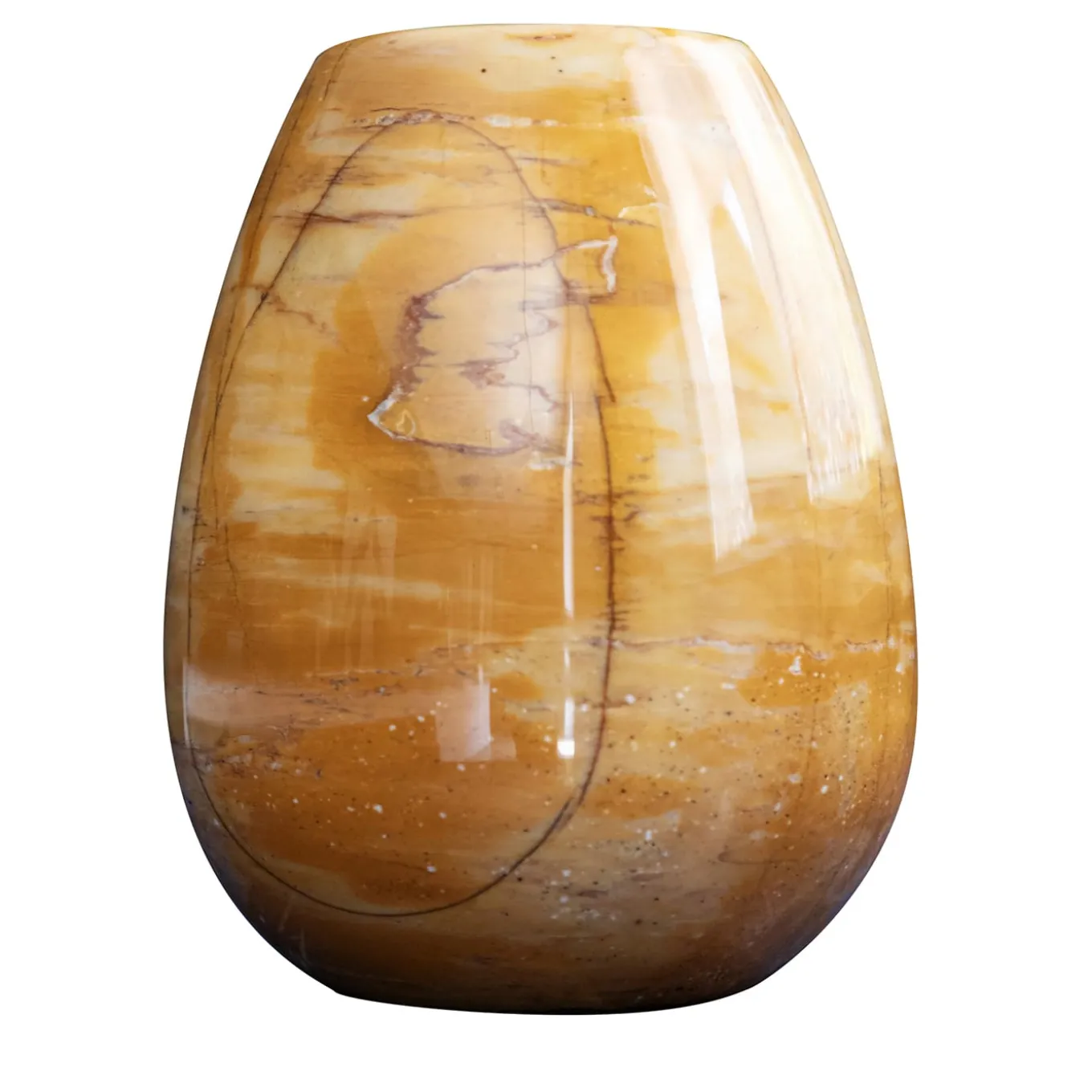 Vaso Siena giallo di Franco Albini